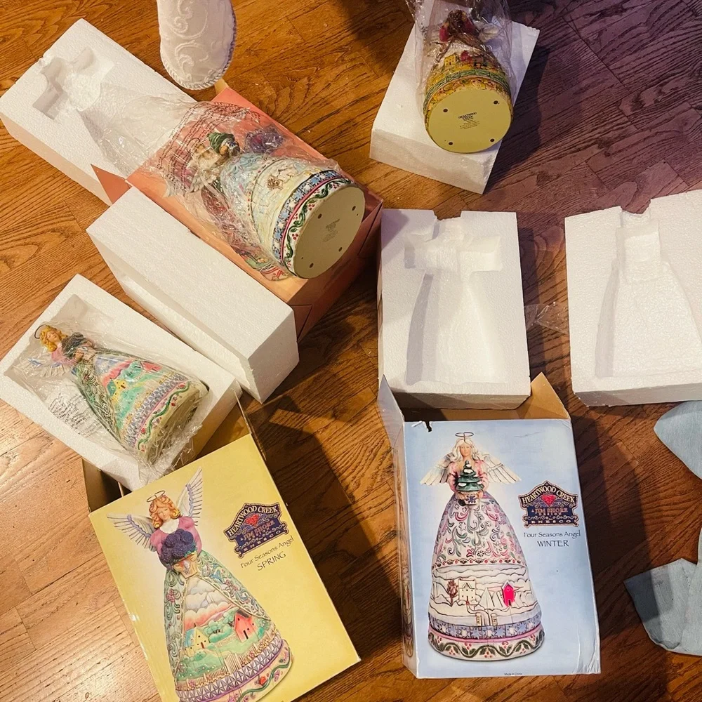 One Jim Shore four Seasons angels Collection, P price is for one .
